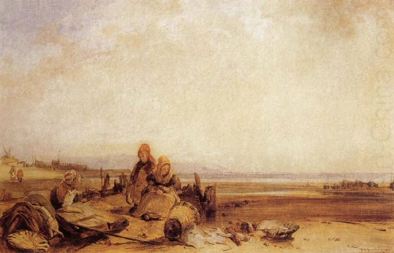 Richard Parkes Bonington Beach in Normandy china oil painting image